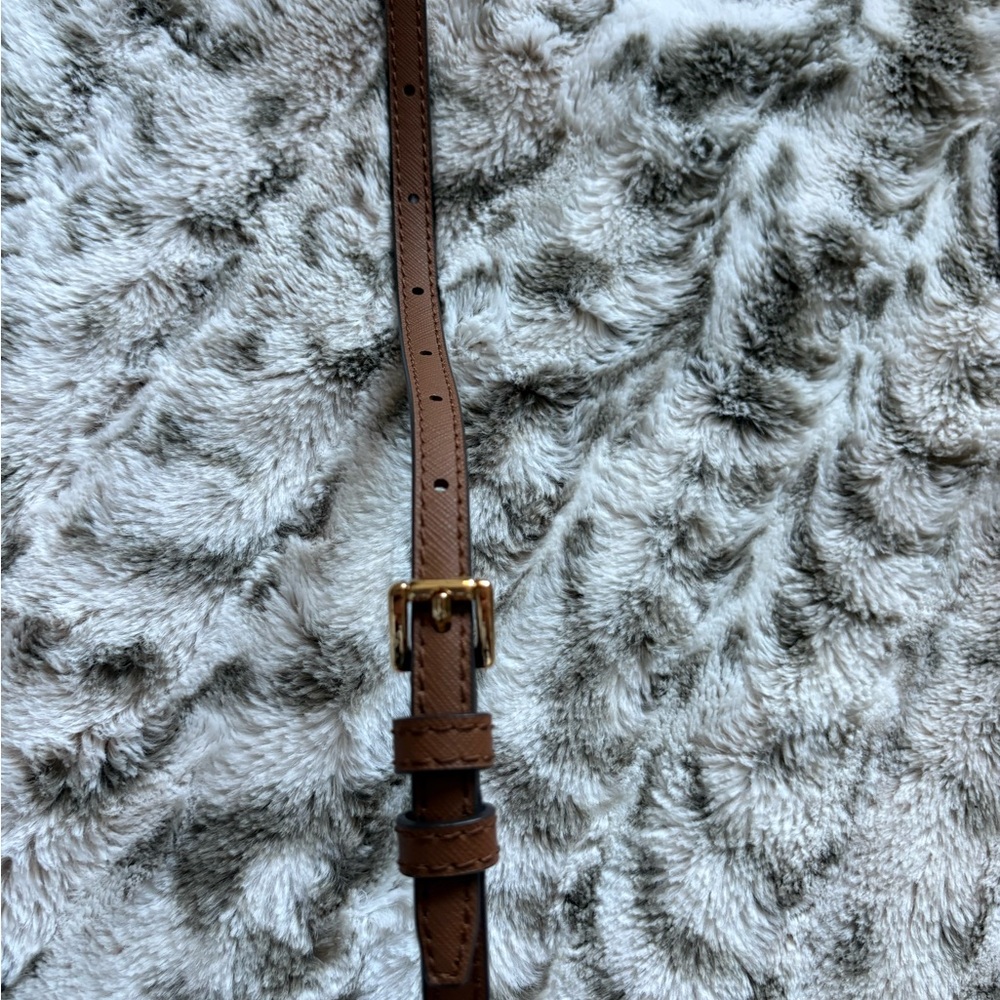 NWT Michael Kors Jet Set Large East West Chain Crossbody Vanilla - Picture 5 of 14